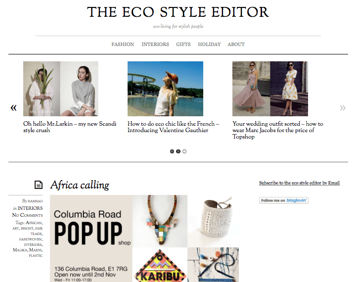 The Eco Style Editor